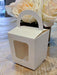 White Candy Lolly Boxes Party Sweet Treats Favour Box Small Gift Box with Window