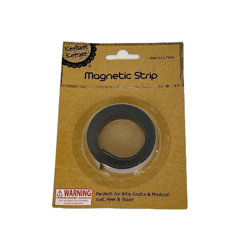 Magnetic Strip Magnet Tape Roll Photo Fridge Self Adhesive Whiteboard DIY Craft