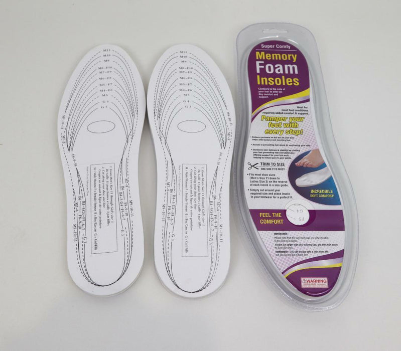 Memory Foam insole Shoes Insoles Pads Cushion Comfort Pain Relief for Men Women