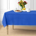 Plastic Table Cloth for Parties Disposable Tablecloths Blue Rectangle 137x274cm