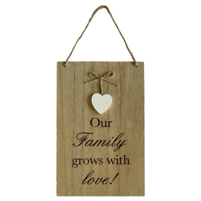 Wooden Home Signs Wall Decor Mum Mother Family Love Dream Country Sign Gift