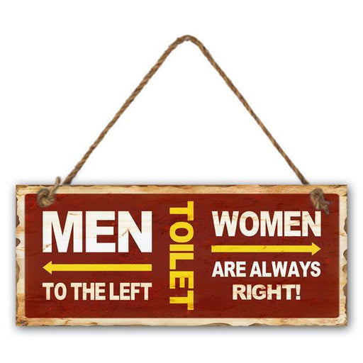 Toilet Metal Sign Funny Country Vintage Retro Tin Home Signs Wall Decor Bar Pub