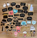 Wedding Photo Booth Props Kit Bridal Shower Bachelorette Party Supplies 52pc Set