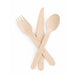 Wooden Cutlery Set Disposable Bamboo Wood Bulk Buy Forks Spoons Knives Party Eco