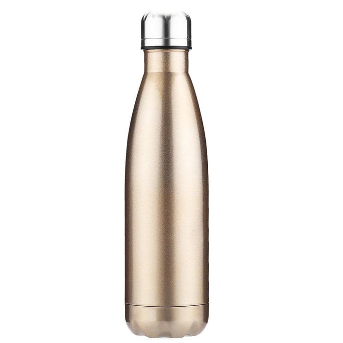 Insulated Water Bottle Thermal Double Wall Drink Vacuum Flask 350-500ml Hot Cold