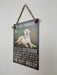 Yellow Labrador Dog Sign Metal Wall Hanging Dogs Sign Colourful Home Decor 27cm