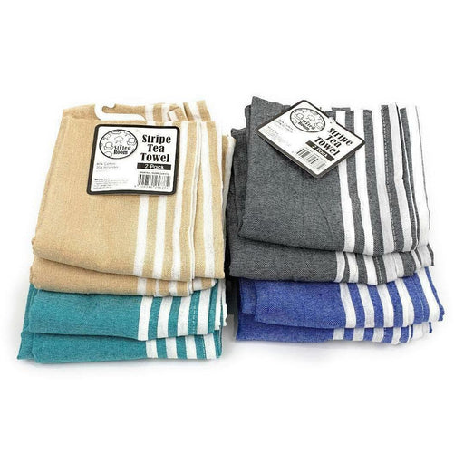 Kitchen Tea Towels Cotton Dish Cloths Bar Towels Multipurpose Cleaning 4 or 12p