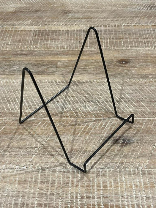 Metal Display Plate Stand Easel Stands Photo Picture Dish Holder Black 14cm