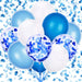 Blue Cream Balloon Confetti Balloons Party Decorations 30cm Wedding Birthday