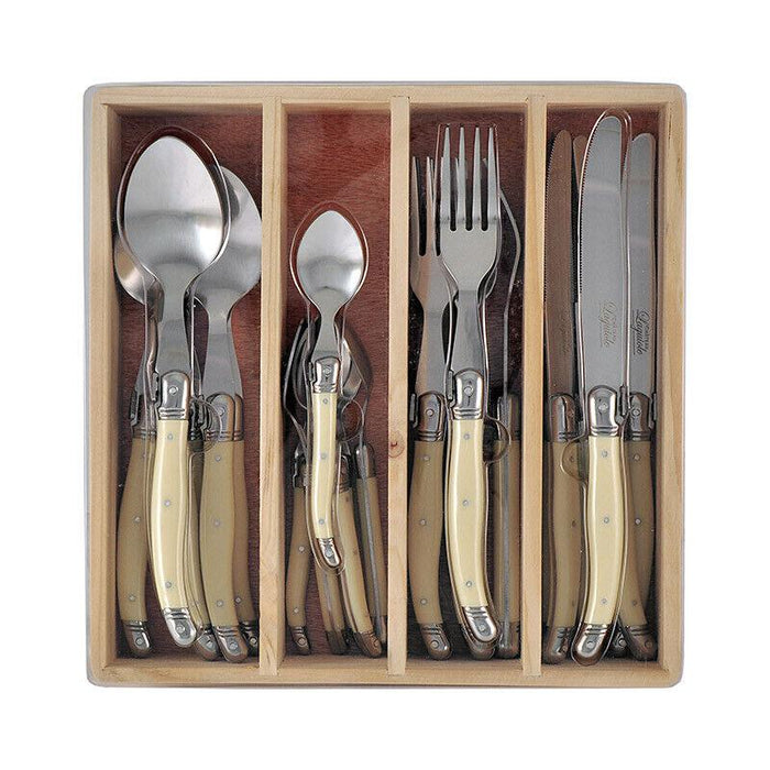 Chateau Laguiole French design Cutlery Set 24pcs Stainless Steel Dinner Bulk