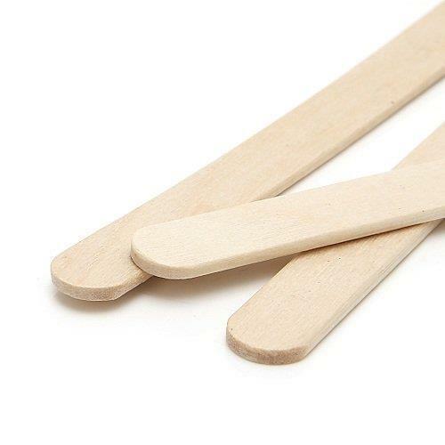 Natural Wooden Craft Sticks Ice Cream Stick Paddle Pop Popsicle Coffee Stirrers