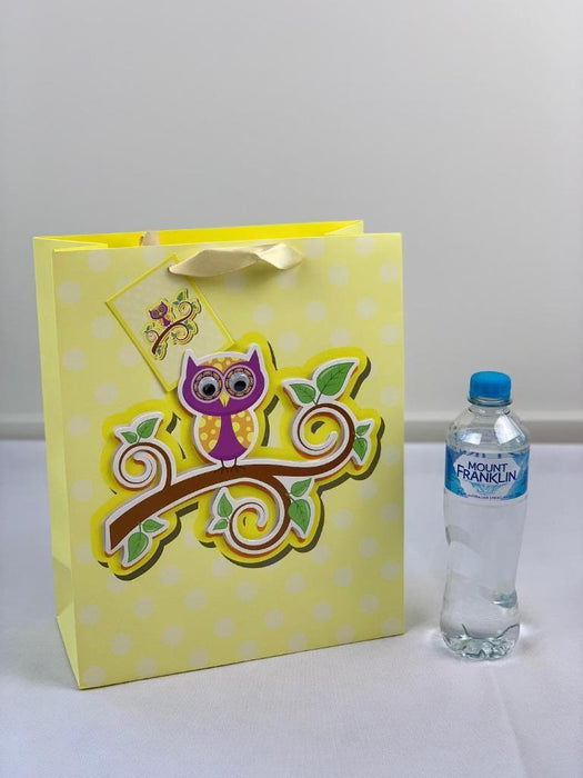 3D Paper Gift Bags Craft Kraft Carry Bag with handle Wedding Birthday Party