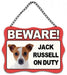 Dog Metal Sign Beware of Dogs Guard Dog on Duty Warning Gate & Home Signs Notice