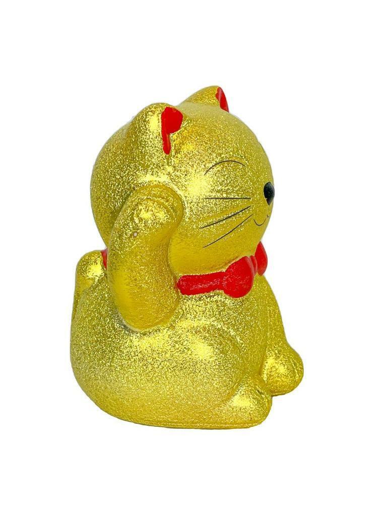 Lucky Cat Money Box Piggy Bank Coin Saving Gold Fortune Feng Shui Decor Novelty