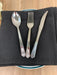 Plastic Cutlery Set Disposable Silver Party Forks Spoons Knives Bulk Partyware