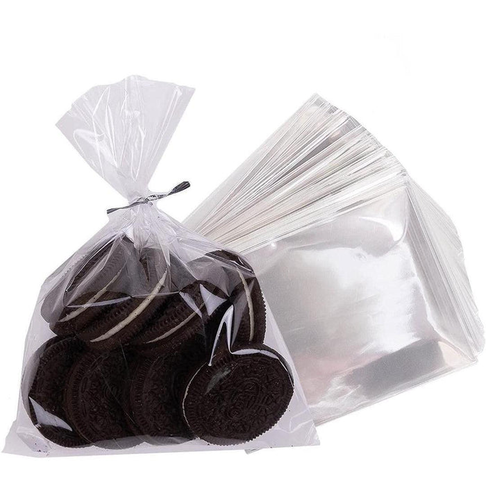 Lolly Bags with Ties Party Favour Cookie Candy Treat Plastic Gift Cellophane Bag