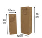 Kraft Paper Bags 50 x Bulk, Gift Shopping Carry Craft Brown Bag with Handles