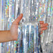 Foil Curtain Sparkle Rose Gold Silver Metallic Fringe Backdrop Party Decorations