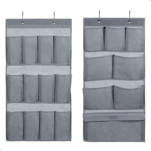 Hanging Wardrobe Organiser Over the door Wall Closet Storage with 8 or 12 Pocket