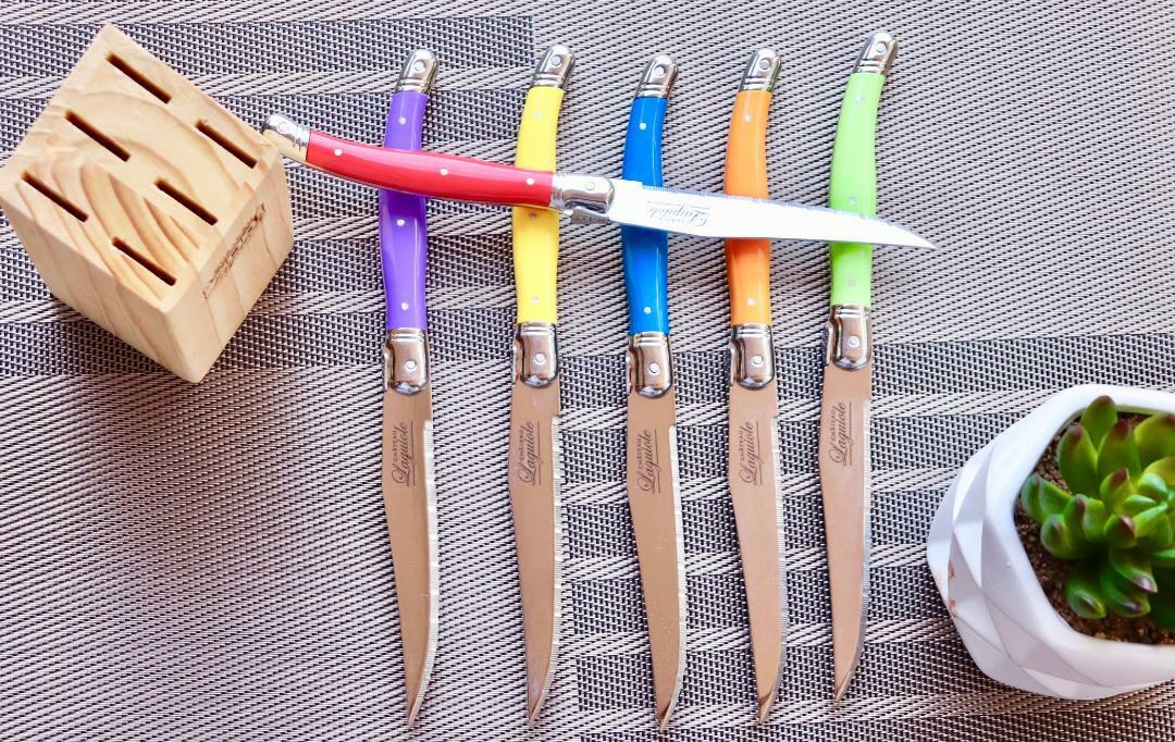 Chateau Laguiole Cutlery Set & Steak Knife Stainless Steel Dinner Multicolor