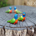 Miniature Birds Figurines Mini Australian Bird Rainbow lorikeet Fairy Garden 6pc