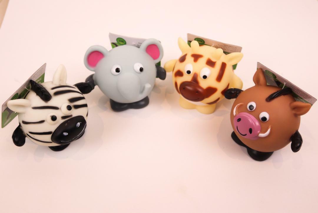 Novelty Squeaky Dog Toys Latex Squeeze Squeaker Sound Funny Pet Toy Animals 10cm