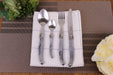 Chateau Laguiole French design Cutlery Set 24pcs Stainless Steel Dinner Bulk