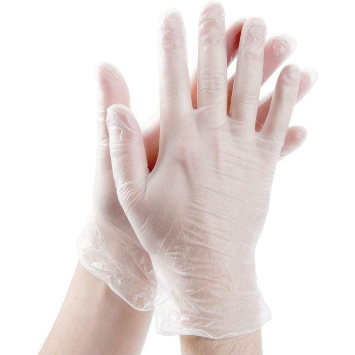 Disposable Gloves Vinyl Lightly Powdered & Powdered Free 100pcs size S M L XL