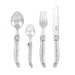 Silhouette Laguiole Cutlery Set 24 pcs Stainless Steel 430 Inox Dinner Bulk Gift