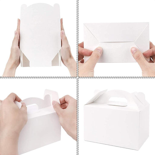 Treat Box Party Favor Desert Boxes Lolly Candy White Paper Gift Boxes Bulk