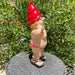 Garden Gnomes Naked Nude Gnome Drinking Naughty Garden Ornament Statue 2 x 29cm