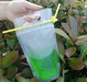 Disposable Drink Pouch Bags Smoothie Ice Frozen Juice Party Drinking Bag Straws