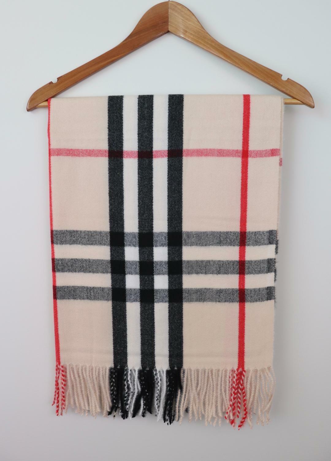 Winter Scarf Super Soft Unisex Scarves Shawl Wrap Tartan Plaid Blanket Check