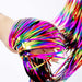 Foil Curtain Metallic Fringe Tinsel Rainbow Colourful Backdrop Party Decorations