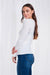 Caroline Morgan Long Sleeve Top Scoop Neck T-Shirts Basic Tee Tops Plain Colour