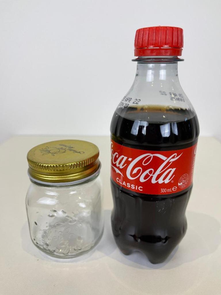 Clear Glass Jars with Gold Crew Top Lid Small Jam Baby Food Storage Jar 180ml