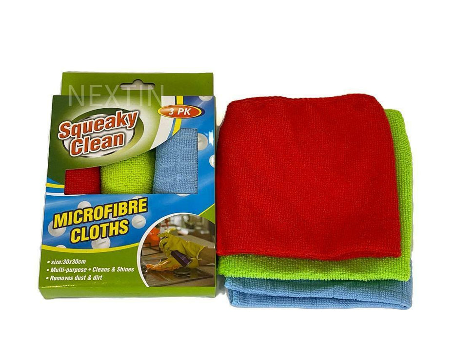 Microfiber Towels Cleaning Cloths Multipurpose Quick Dry Dusting Cloth 6/12pcs