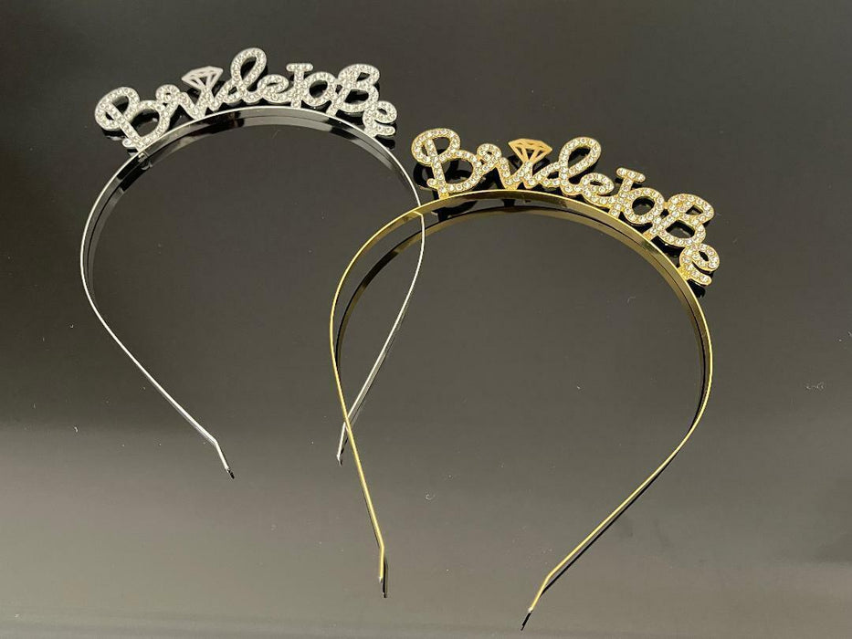 Bride To Be Headband Tiara Wedding Hair Accessory Bachelorette Bridal Party