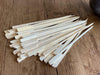 Bamboo Paddle Skewers BBQ Sticks Wooden Picks Fruit Kebab Cocktail Party 18cm