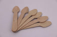 Wooden Cutlery Disposable Small Teaspoons Taster Spoons Bamboo Wood Party Bulk