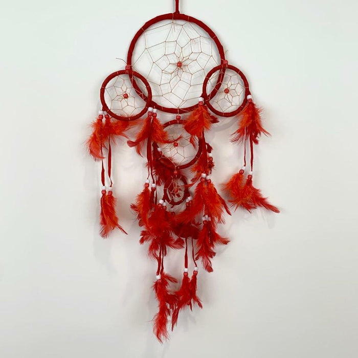 Dream Catcher with Feather Caught Dreams Wall Hanging Ornament Home Decor 52cm