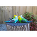 Budgie Parrot Bird Figurine Parakeet Birds Statue Garden Ornament Decor 2/4pcSet