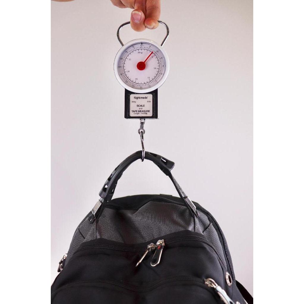 Travel Luggage Scale Manual Fishing 35kg Weight with Hook, Tape Measure Portable