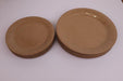 Disposable Brown Paper Plates Dinner Dessert Party Plate Eco-Friendly Bulk Buy