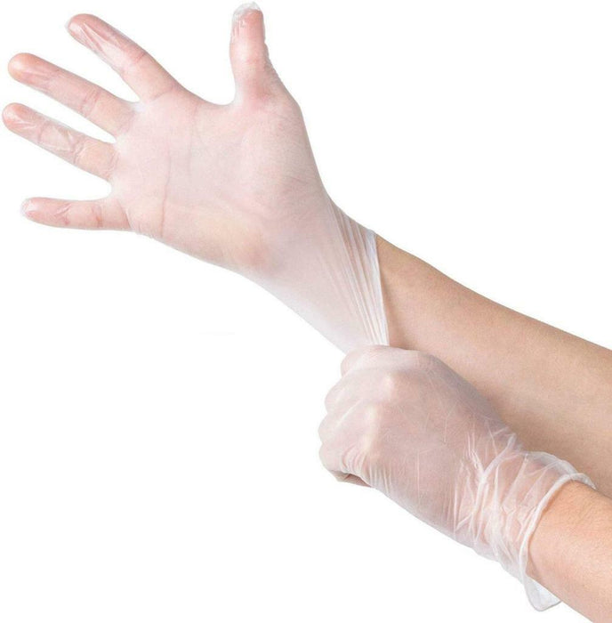 Disposable Gloves Vinyl Lightly Powdered & Powdered Free 100pcs size S M L XL