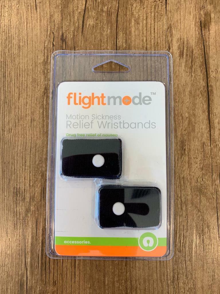 Travel Wristbands Motion Sickness Nausea Relief Wrist band 2x Car Sea Sick Bands