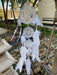 Dream Catcher with Feather Caught Dreams Wall Hanging Ornament White 65cm