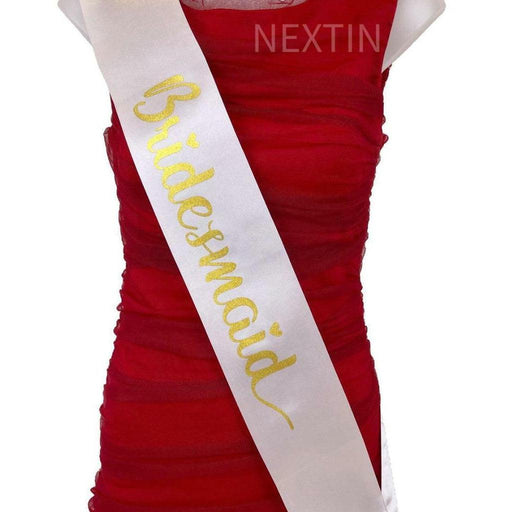 Bridesmaid Sash Bachelorette Party Sash Bridal Shower Hen Party Accessories