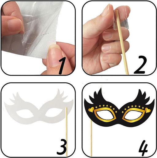 18th Birthday Photo Booth Props Funny Party Supplies Decorations 30pc Gold Black