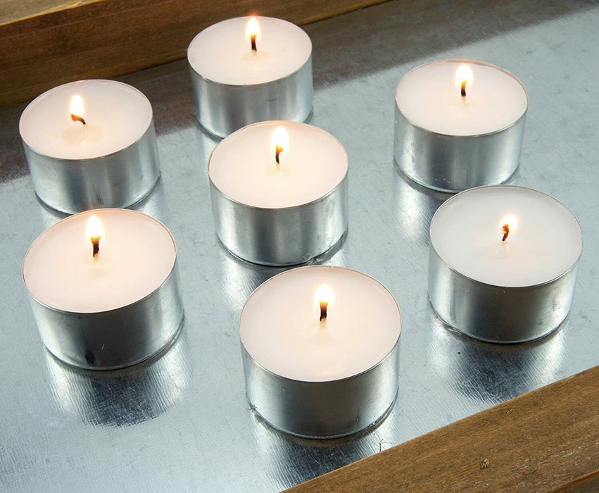 Tea Light Candles Unscented Tealight Candle Tealights 4hr 9hr Home Décor 100pc